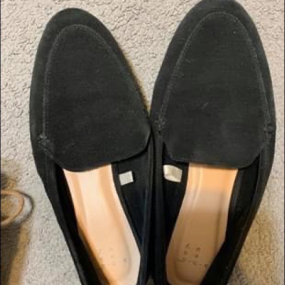 A New Day black suede shoes 9.5